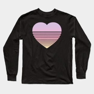 Gradient Heart - Pastels 3 Long Sleeve T-Shirt